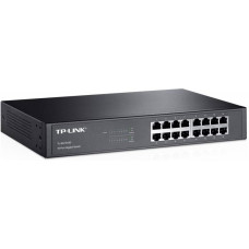 Коммутатор TP-LINK TL-SG1016D 1000 Мбит/сек, 100 Мбит/сек, 16 port, таблица МАС 8000