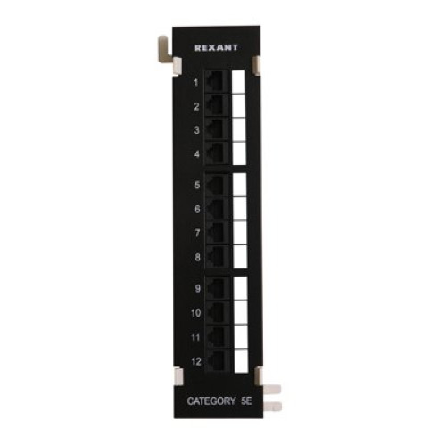 Патч-панель настенная, 12 портов RJ-45, категория 5е  04-0020