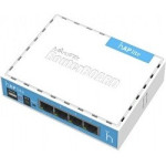 Wi-Fi роутер MikroTik hAP lite 3x100 Мбит/с, 2.4 ГГц, 4 (802.11n), Wi-Fi 300 Мбит/с, (KZ RB941-2nD)