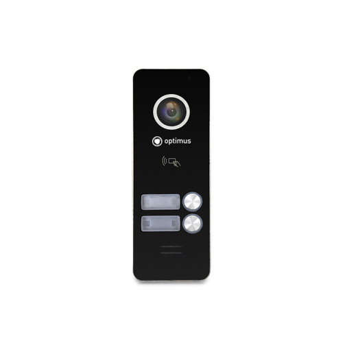 Вызывная панель Optimus DSH-1080/2 (черный) (на два абонента)