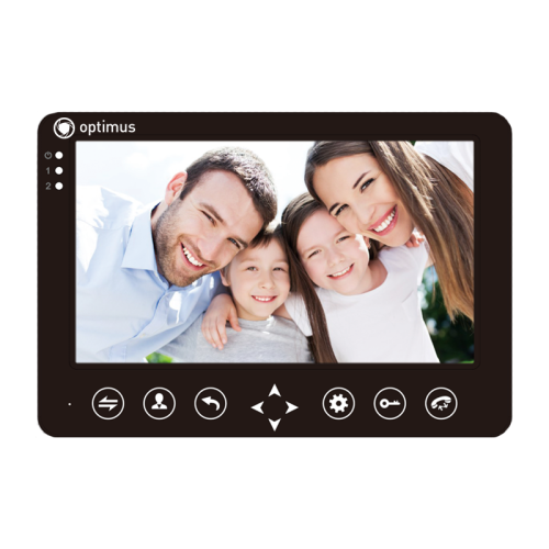 Видеомонитор Optimus VM-7.1 (b) 7˝ TFT LCD, цветной, разрешение 800x480
