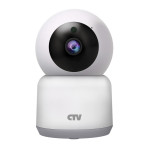 IP камера внутр. купол. CTV-HomeCam Wi-Fi Поворотная Wi-Fi  2М, День/Ночь, ИК до 5 м., аудио, SD-кар