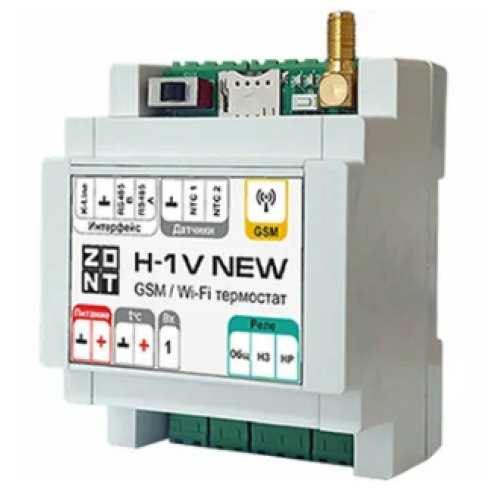 ZONT Отопительный термостат H-1V NEW (GSM+WiFi)