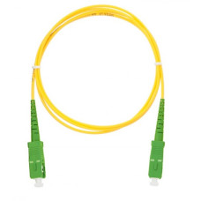 Патч-корд оптический 1 метр SC/APC SM G.657.A1, 3мм, зеленый, SNR-PC-SC/APC-A-1m