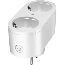 SLS Розетка внешняя двойная,OUT-04, WiFi, white