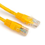 Патч-корд RIPO UTP Cat 5E, RJ45, желтый 1м