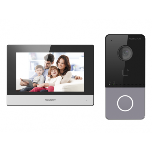 Видеодомофон Hikvision DS-KIS603-P(C) IP (комплект)