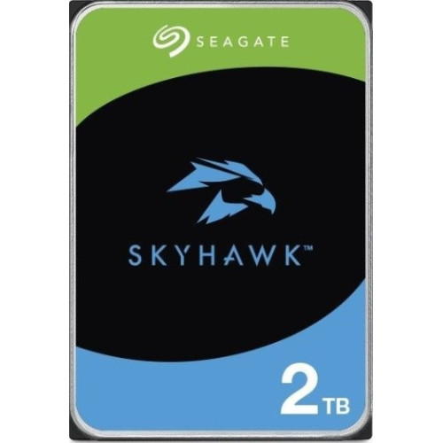 Жесткий диск Seagate SkyHawk 2Тb [ST2000VX017] 5400 об/мин, SATA III, 6 Гбит/с, кэш память - 256 МБ