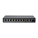 PoE Коммутатор Optimus U1E-8F/2G/1S 8 портов 10/100Mbps RJ-45, PoE +2 порта Uplink, 1 Гбит/с RJ-45 +