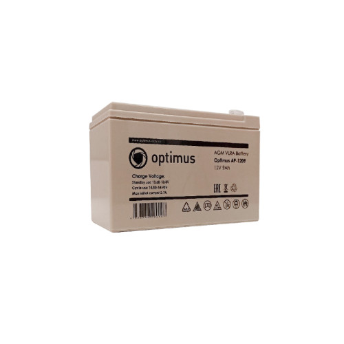 Аккумулятор 12В/9Аh OPTIMUS AP-1209