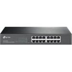 Коммутатор TP-LINK TL-SG1016DE управляемый 1000 Мбит/сек, 100 Мбит/сек, 16 port, таблица МАС 8000