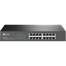 Коммутатор TP-LINK TL-SG1016DE управляемый 1000 Мбит/сек, 100 Мбит/сек, 16 port, таблица МАС 8000