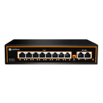 PoE Коммутатор Optimus U1I-8F/2F 8 портов до 100 Мбит/с RJ-45, PoE+, 2 порта до 100 Мбит/с RJ-45, Up