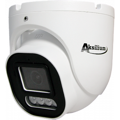 IP камера уличная купол. Aksilium IP-502 FPM (2.8) 2V SD. 5Мр, микрофон 1/2.8" Sony