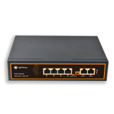 PoE Коммутатор Optimus U1E-4F/2F (12-24V)