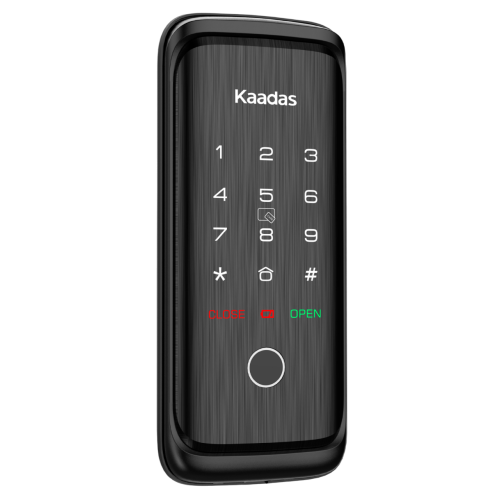 Электронный кодовый замок со сканером отпечатка пальца Kaadas R8-5 (Black)