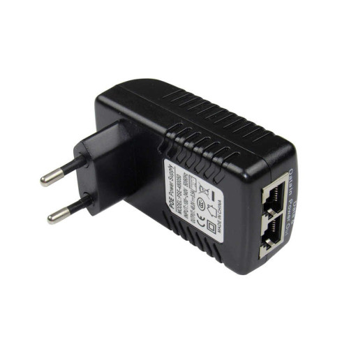 PoE Инжектор 4805SH (Адаптер питания PoE 48 вольт 0,5 ампер, 25Вт) RJ45