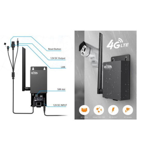 Wi-Tek WI-LTE115-O Роутер для уличной установки со встроенным LTE-модемом
